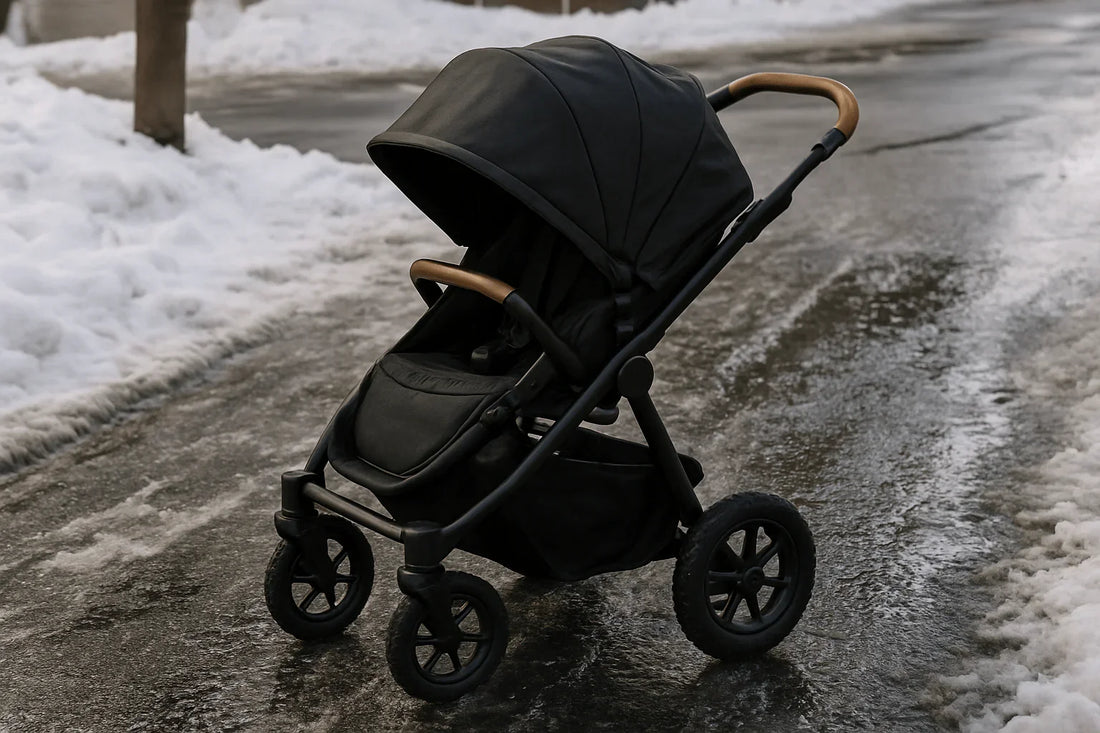 Best Strollers for Canadian Winters on Black Ice and Slush - LittleTreasures